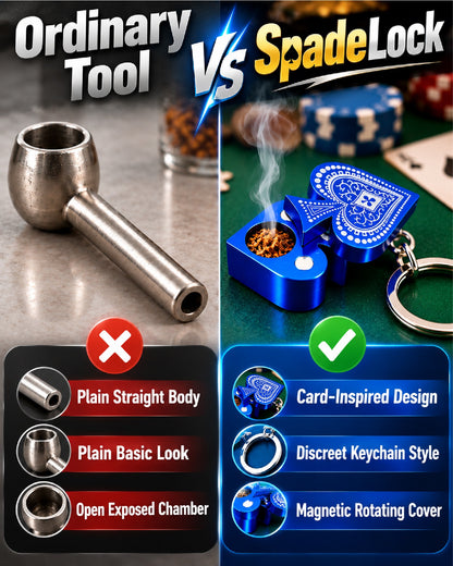 ComfortCornerUs™ SpadeLock Magnetic Alloy Keychain Tool