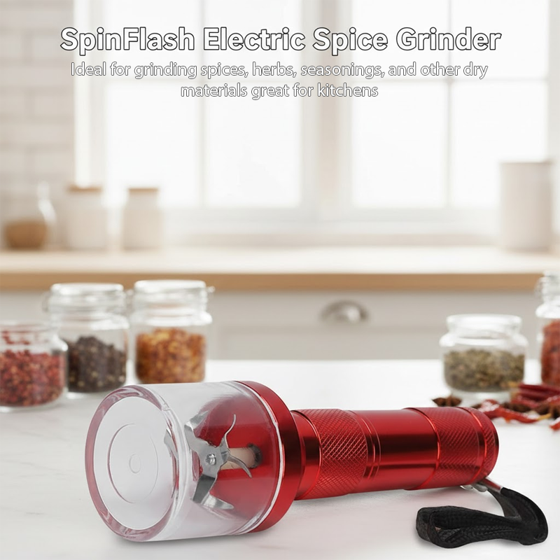 ComfortCornerUs™ SpinFlash Electric Spice Grinder