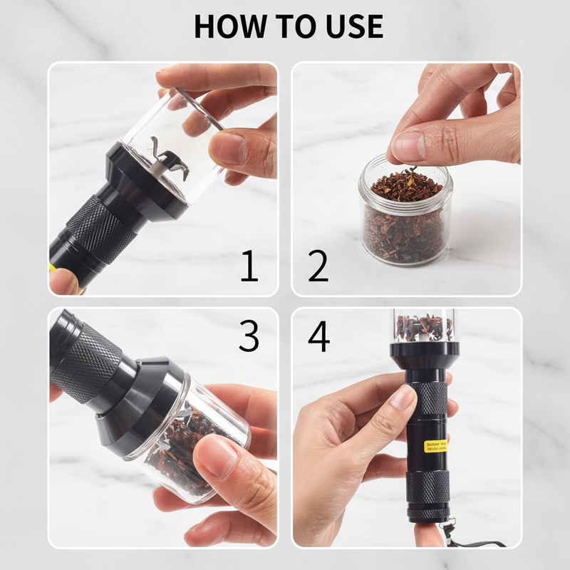 ComfortCornerUs™ SpinFlash Electric Spice Grinder