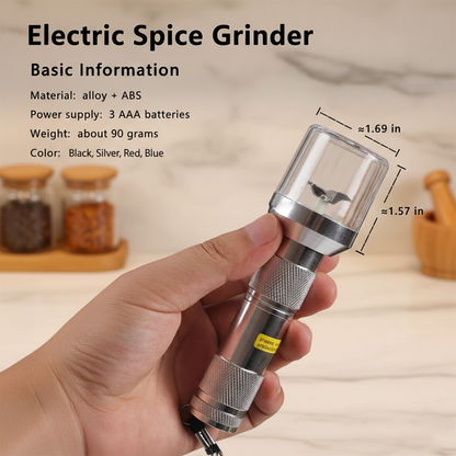 ComfortCornerUs™ SpinFlash Electric Spice Grinder