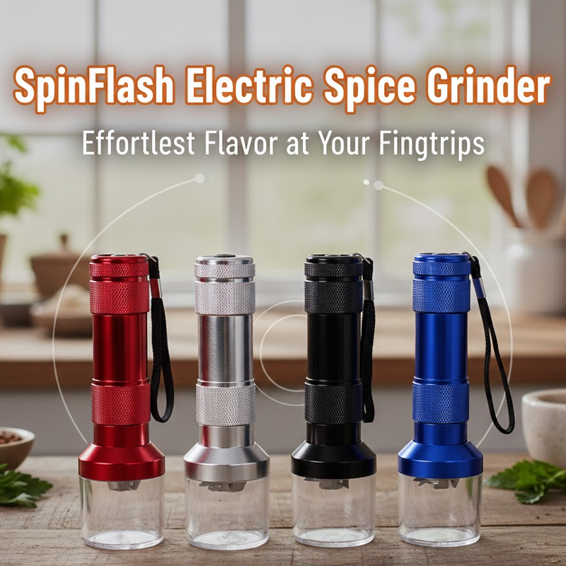 ComfortCornerUs™ SpinFlash Electric Spice Grinder