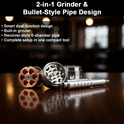 ComfortCornerUs™ SpinVault 6-Chamber Multi Alloy Grinder Tool