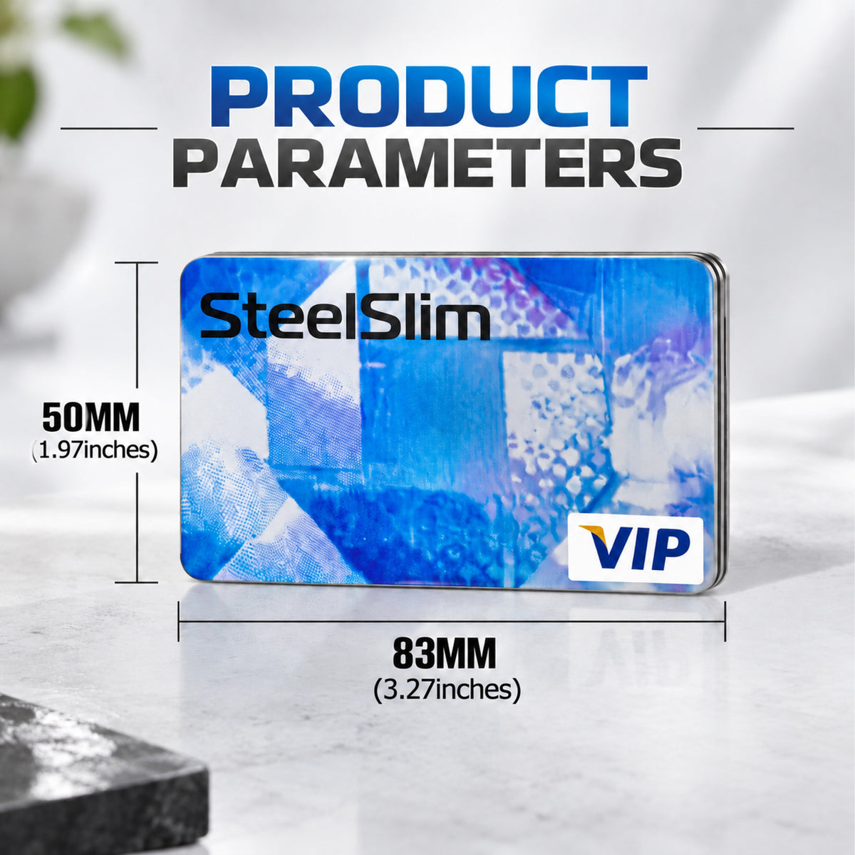 ComfortCornerUs™ SteelSlim Magnetic Credit Card Pocket Tool