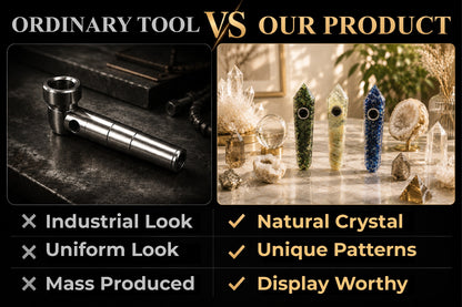 ComfortCornerUs™ StoneArt Natural Crystal Alloy Tool