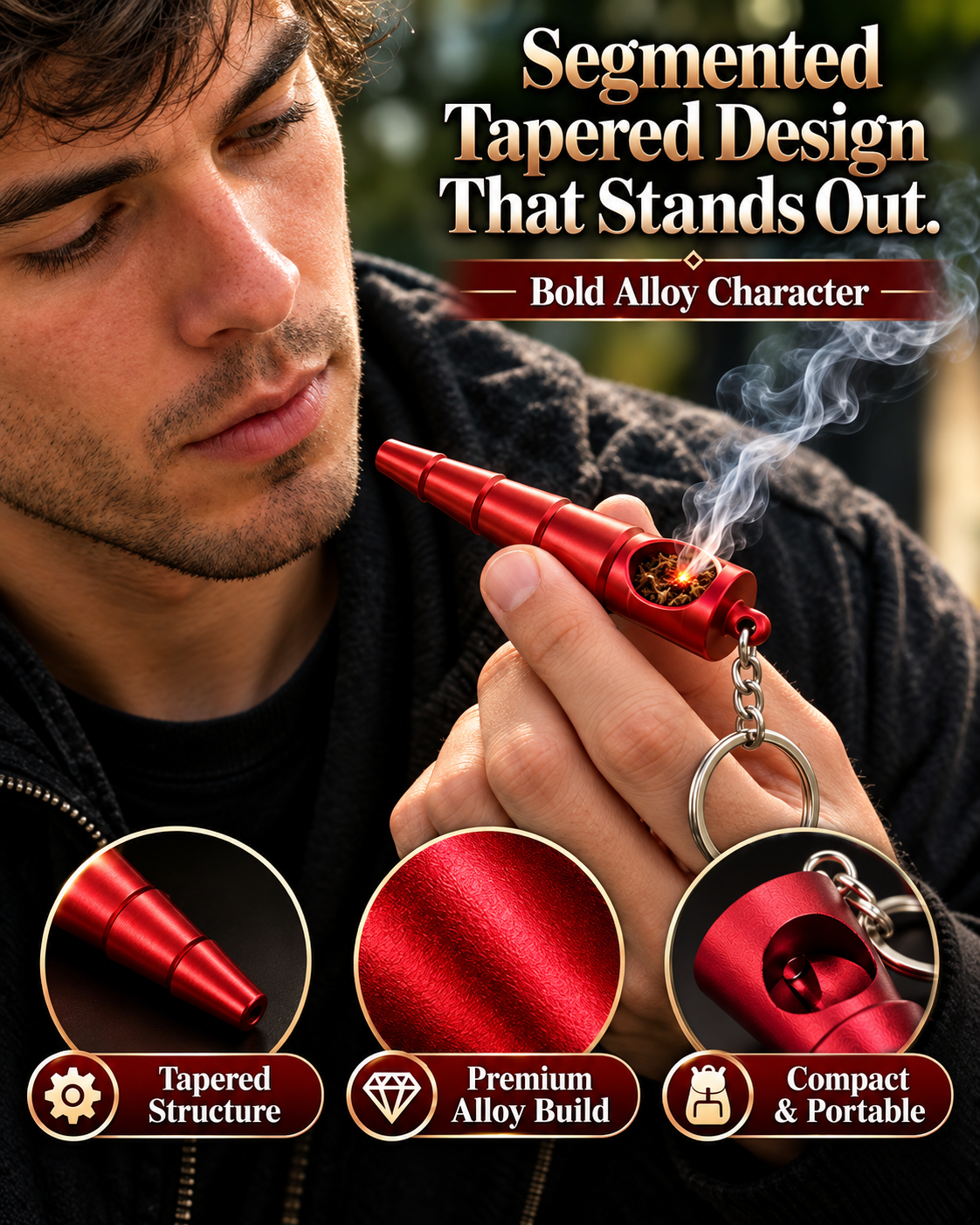 ComfortCornerUs™ TaperRidge Mini Alloy Keyring Tool