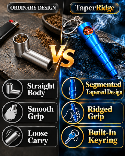 ComfortCornerUs™ TaperRidge Mini Alloy Keyring Tool