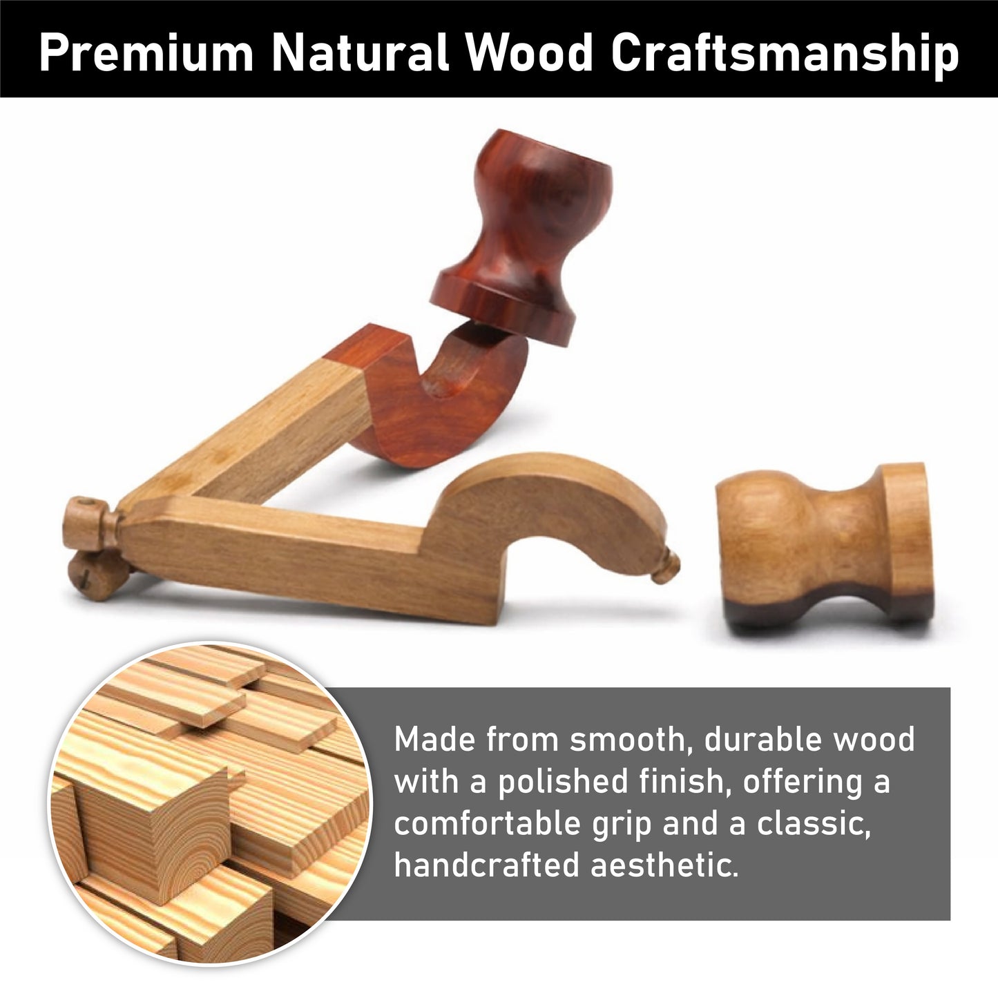 ComfortCornerUs™ TimberFold Wooden Pocket Tool