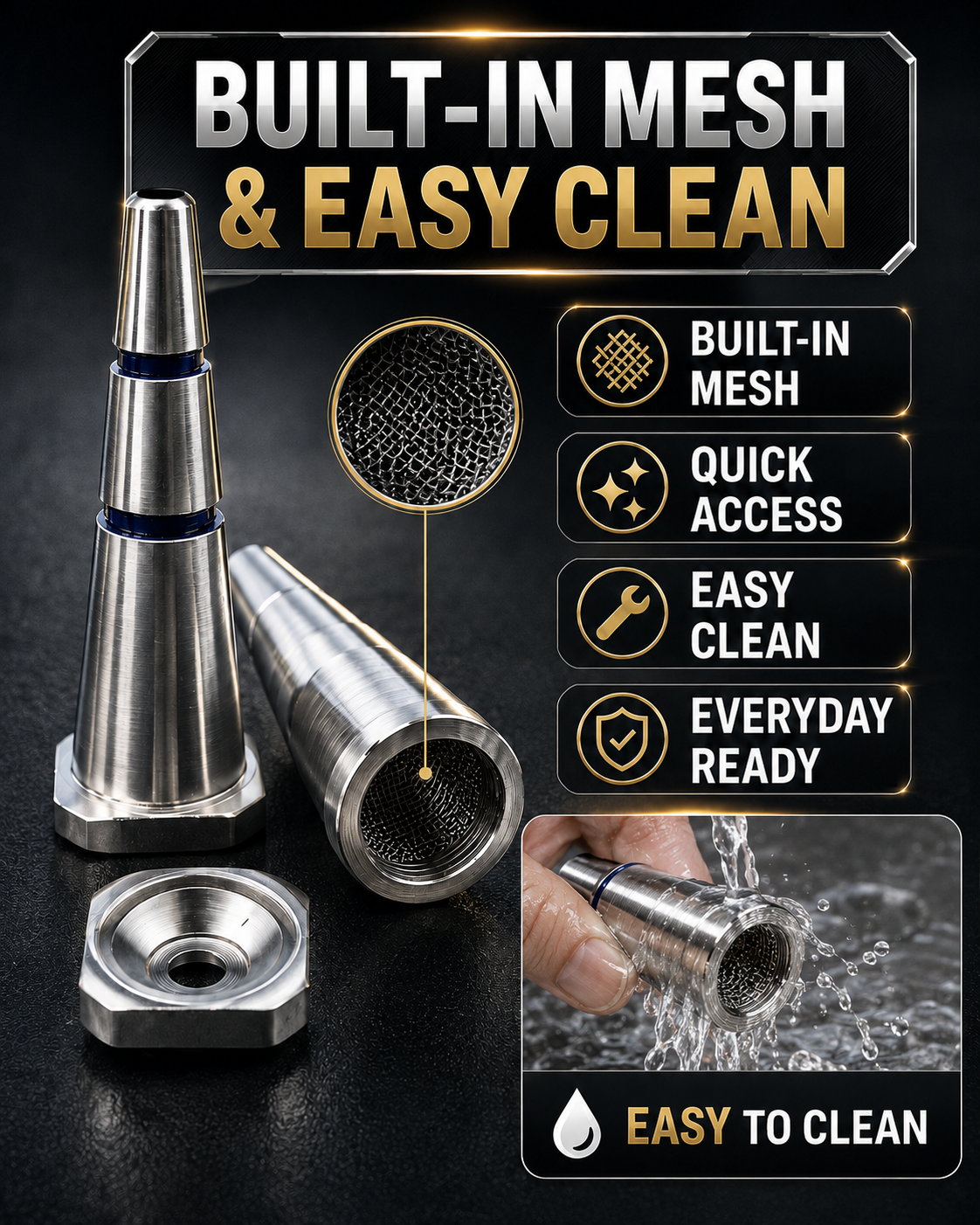 ComfortCornerUs™ TrafficCone Alloy Pocket Tool