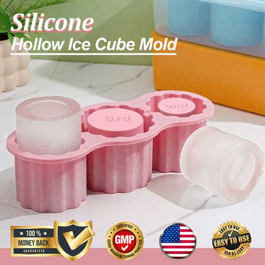 ComfortCornerUs™ Tumblers Silicone Hollow Ice Cube Mold
