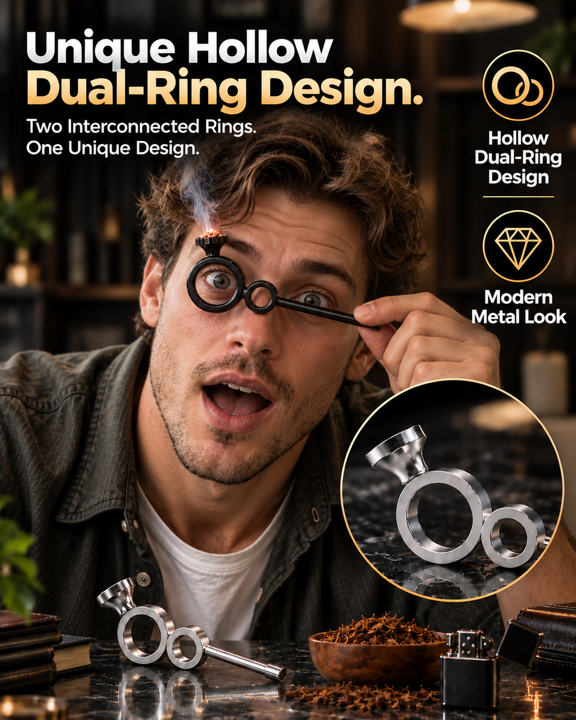 ComfortCornerUs™ TwinLoop Dual-Ring Alloy Tool
