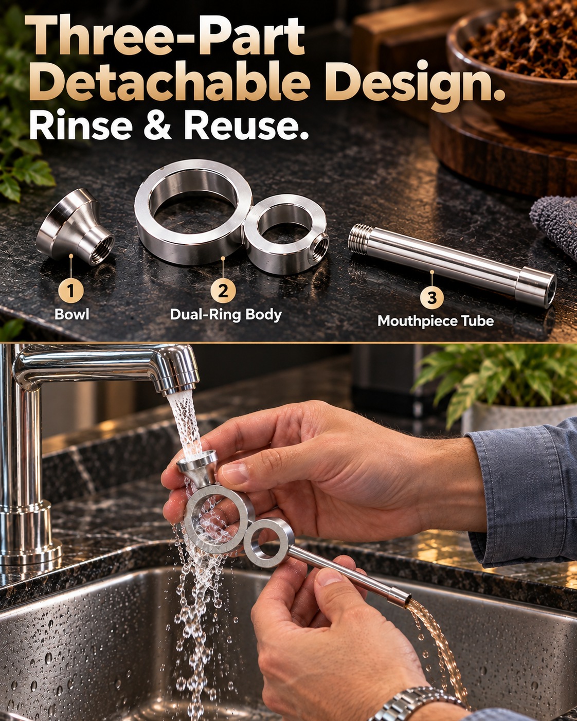 ComfortCornerUs™ TwinLoop Dual-Ring Alloy Tool