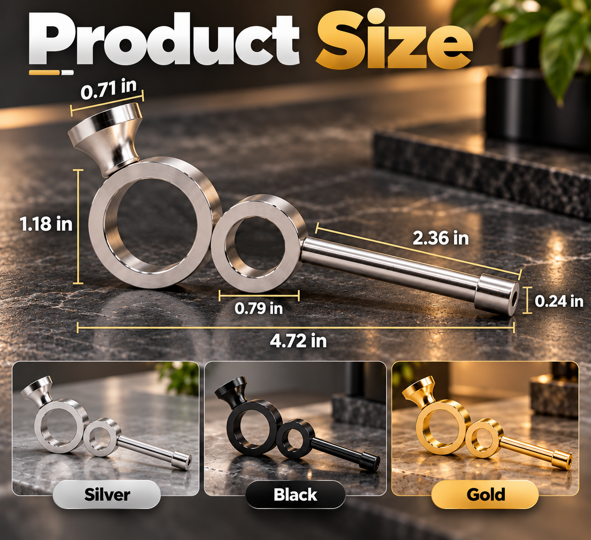ComfortCornerUs™ TwinLoop Dual-Ring Alloy Tool