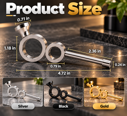 ComfortCornerUs™ TwinLoop Dual-Ring Alloy Tool