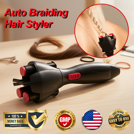 🔥TikTok Hot Sellers- ComfortCornerUs™ TwistEase Auto Braiding Hair Styler