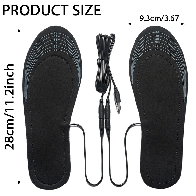 ComfortCornerUs™ WarmStep USB Heating Slim Insoles