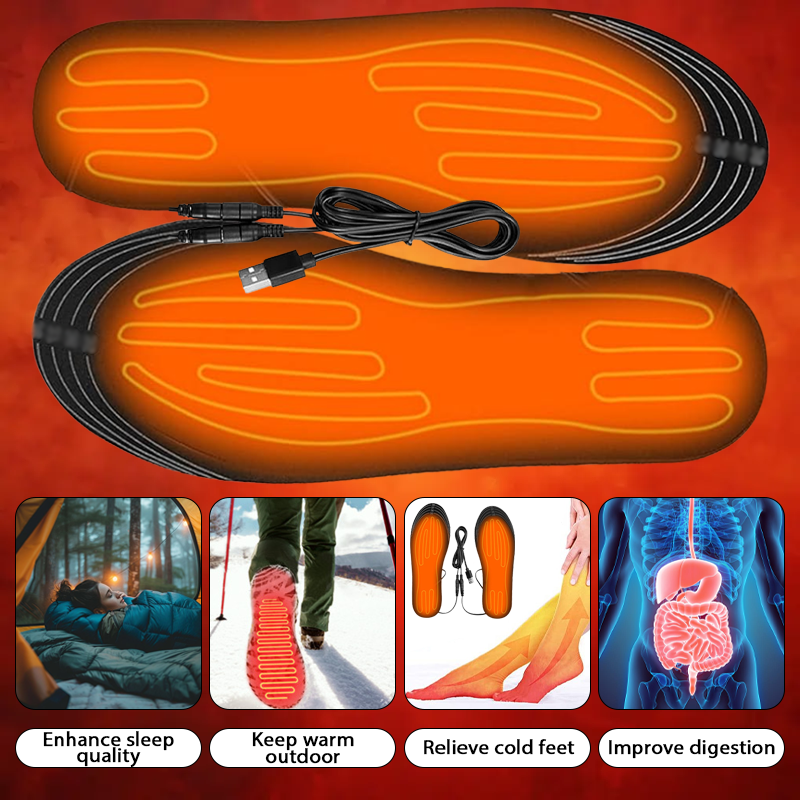 ComfortCornerUs™ WarmStep USB Heating Slim Insoles