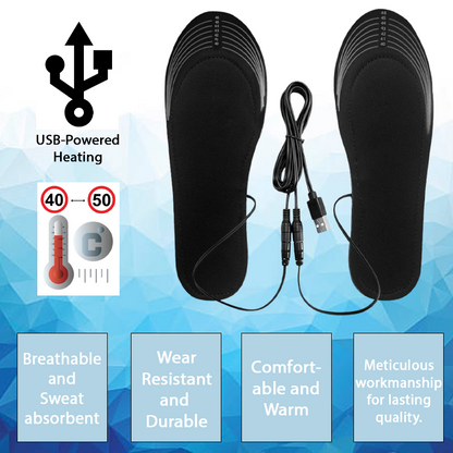 ComfortCornerUs™ WarmStep USB Heating Slim Insoles