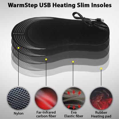 ComfortCornerUs™ WarmStep USB Heating Slim Insoles