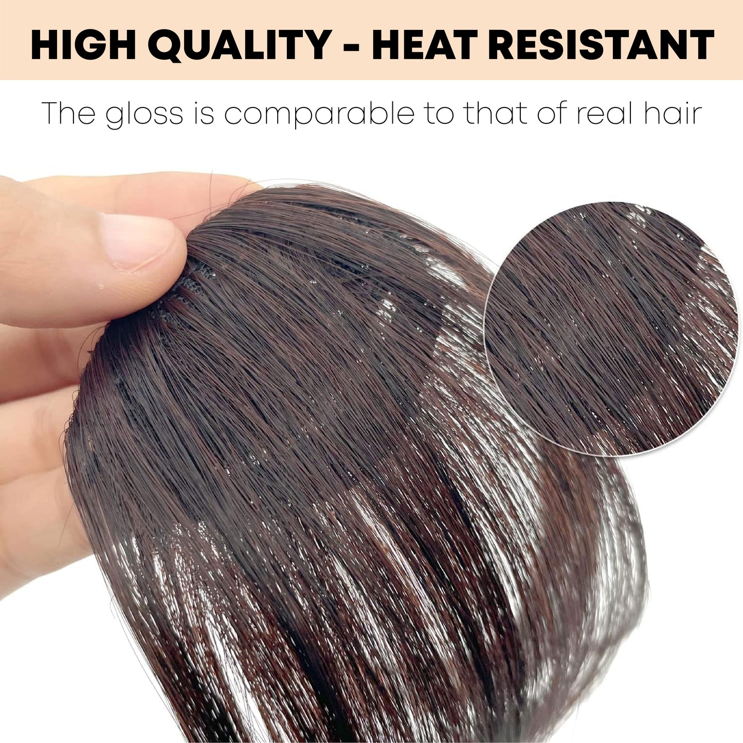 ComfortCornerUs™ YouthBangs Instant Clip-On Fringe