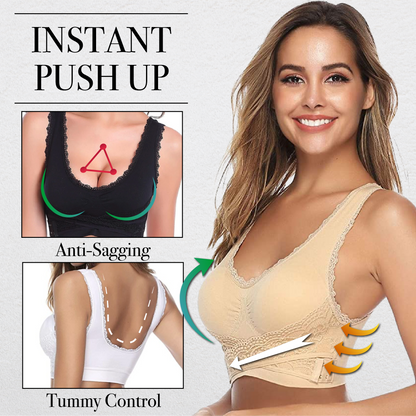 ScupltFitPro™ Front Cross Push-Up Comfy Bra