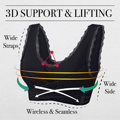ScupltFitPro™ Front Cross Push-Up Comfy Bra