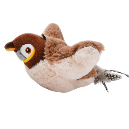 2025🐈  FurryGroom™ Interactive Flapping Bird Pet Toy