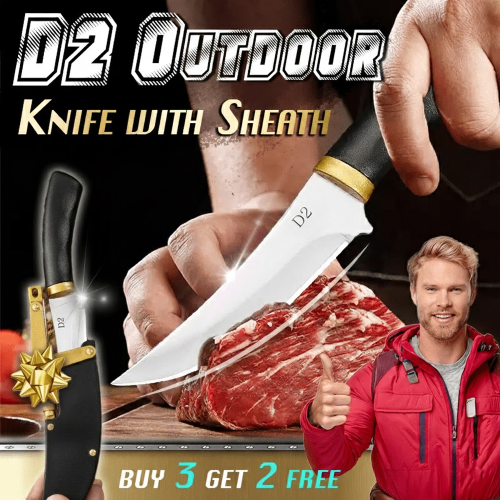 ComfortCornerUs™ D2 All-in-One Swift Cut Portable Knife