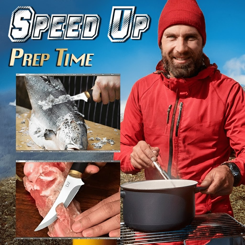 ComfortCornerUs™ D2 All-in-One Swift Cut Portable Knife