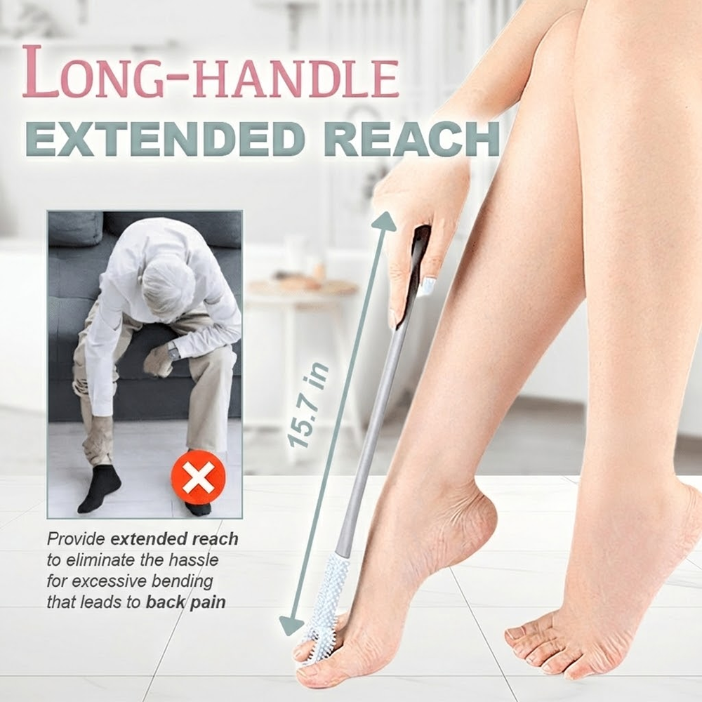 ComfortCornerUs™ Easy-Reach Deep Cleaning Foot Brush
