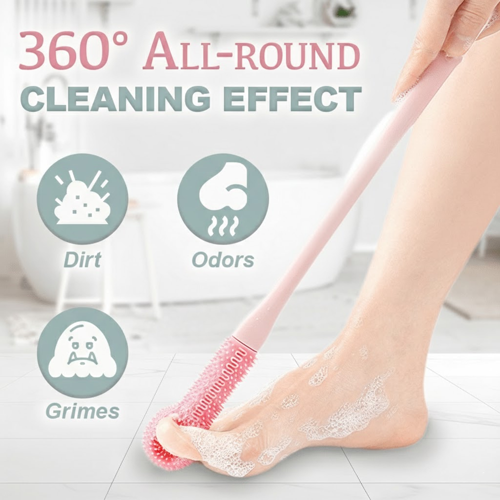 ComfortCornerUs™ Easy-Reach Deep Cleaning Foot Brush