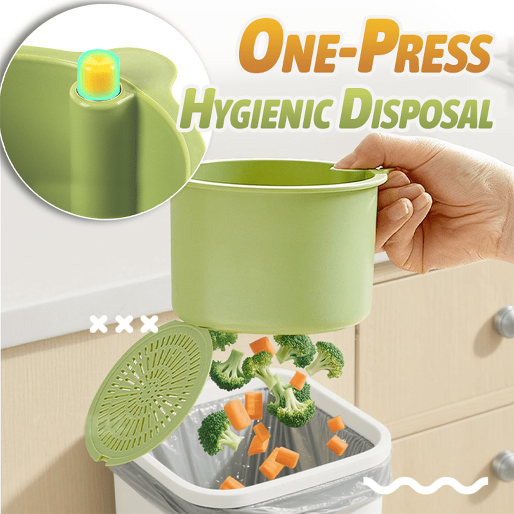 HandyFidgetGround™ Hanging Clip-On Automatic Dumping Sink Strainer