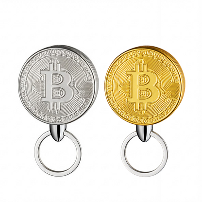 ComfortCornerUs™ Bitcoin Metal Keychain Lighter