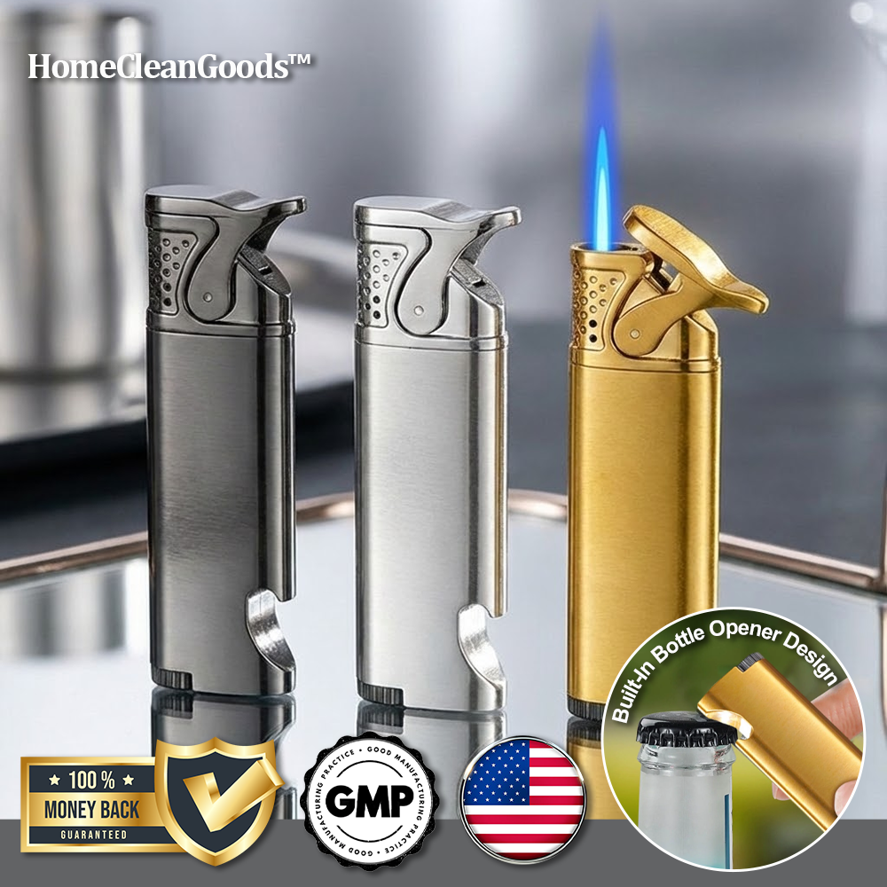 ComfortCornerUs™ BlueJet Bottle Opener Combo Lighter