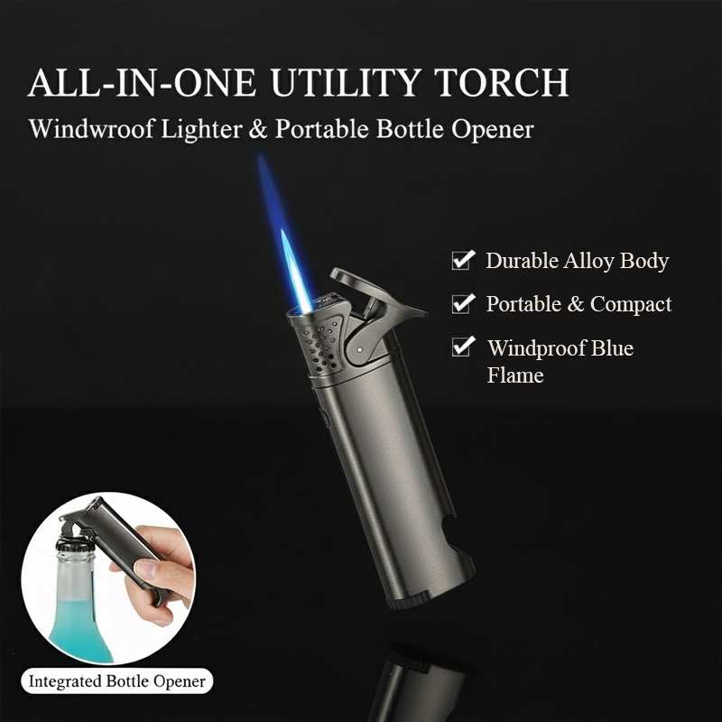 ComfortCornerUs™ BlueJet Bottle Opener Combo Lighter