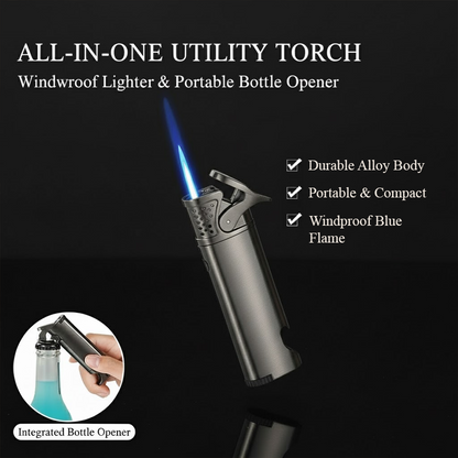 ComfortCornerUs™ BlueJet Bottle Opener Combo Lighter
