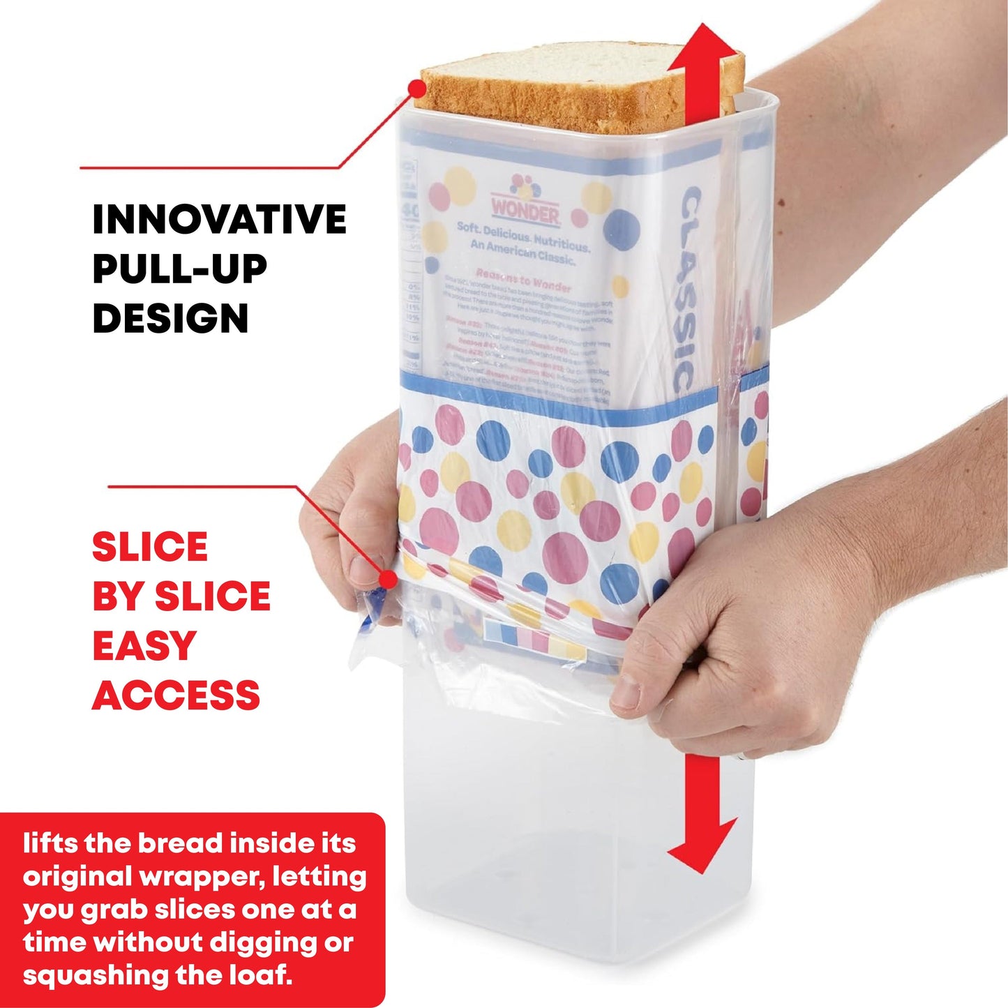 ComfortCornerUs™ Breadmate Easy Pull-Up Storage Holder