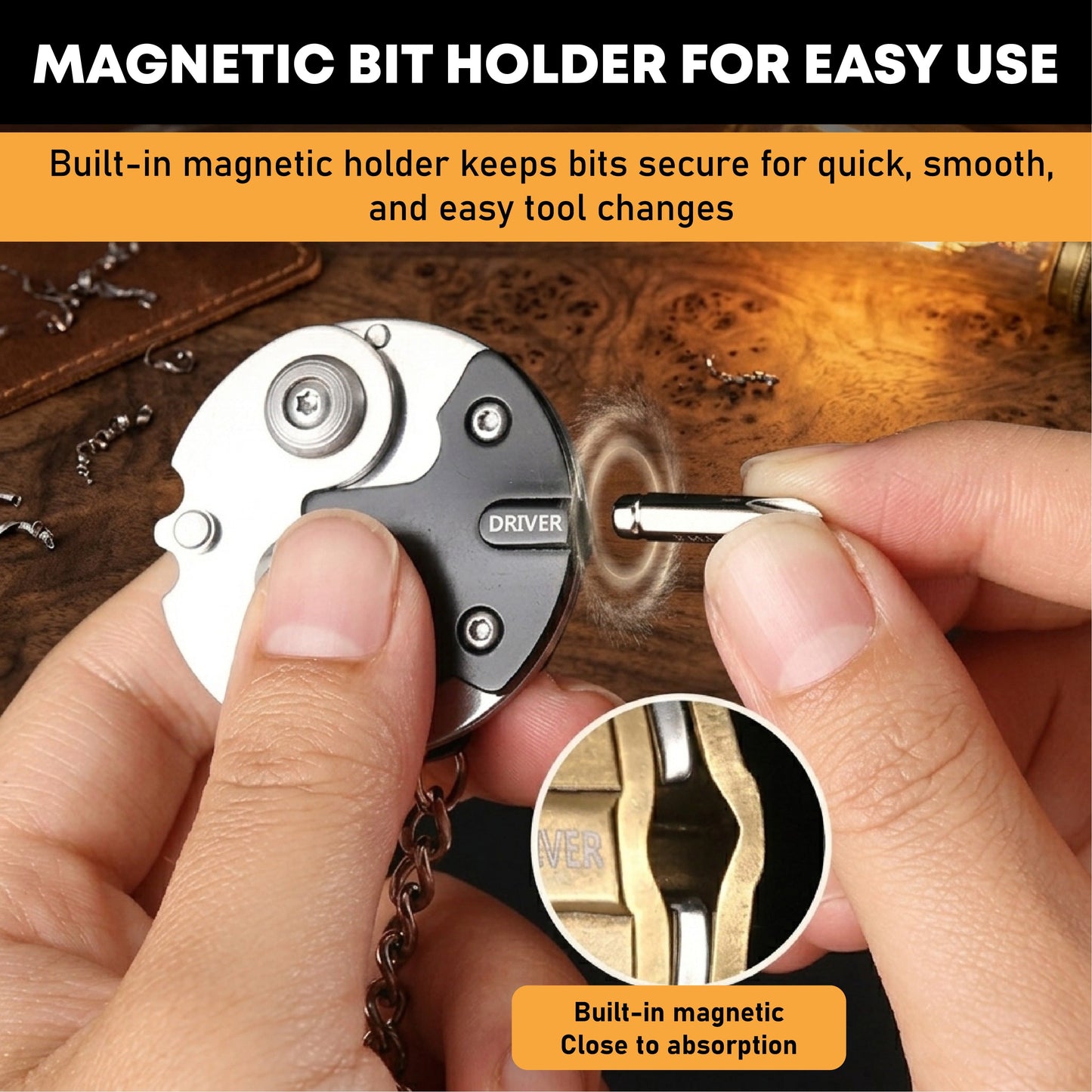 ComfortCornerUs™ MiniFix Knife Screwdriver Keychain Tool