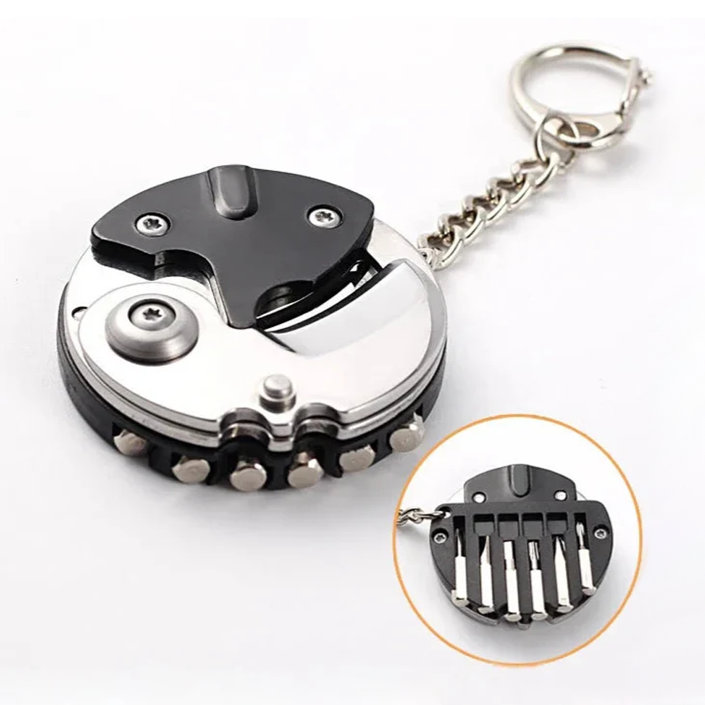 ComfortCornerUs™ MiniFix Knife Screwdriver Keychain Tool