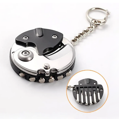 ComfortCornerUs™ MiniFix Knife Screwdriver Keychain Tool