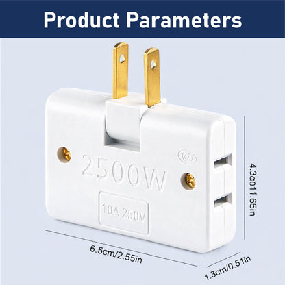 ComfortCornerUs™ PlugTurn Rotating Outlet Wall Adapter