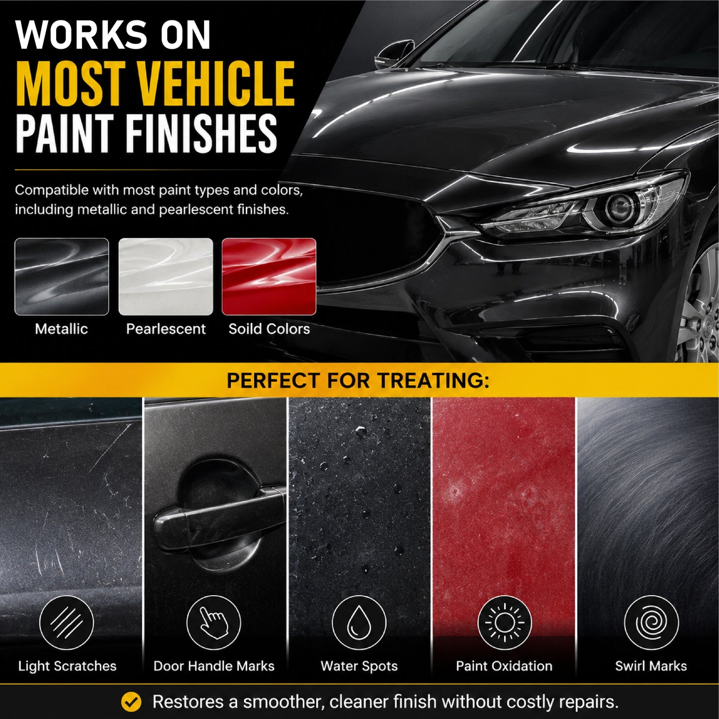 ComfortCornerUs™ ScratchAway Car Repair Paste Kit