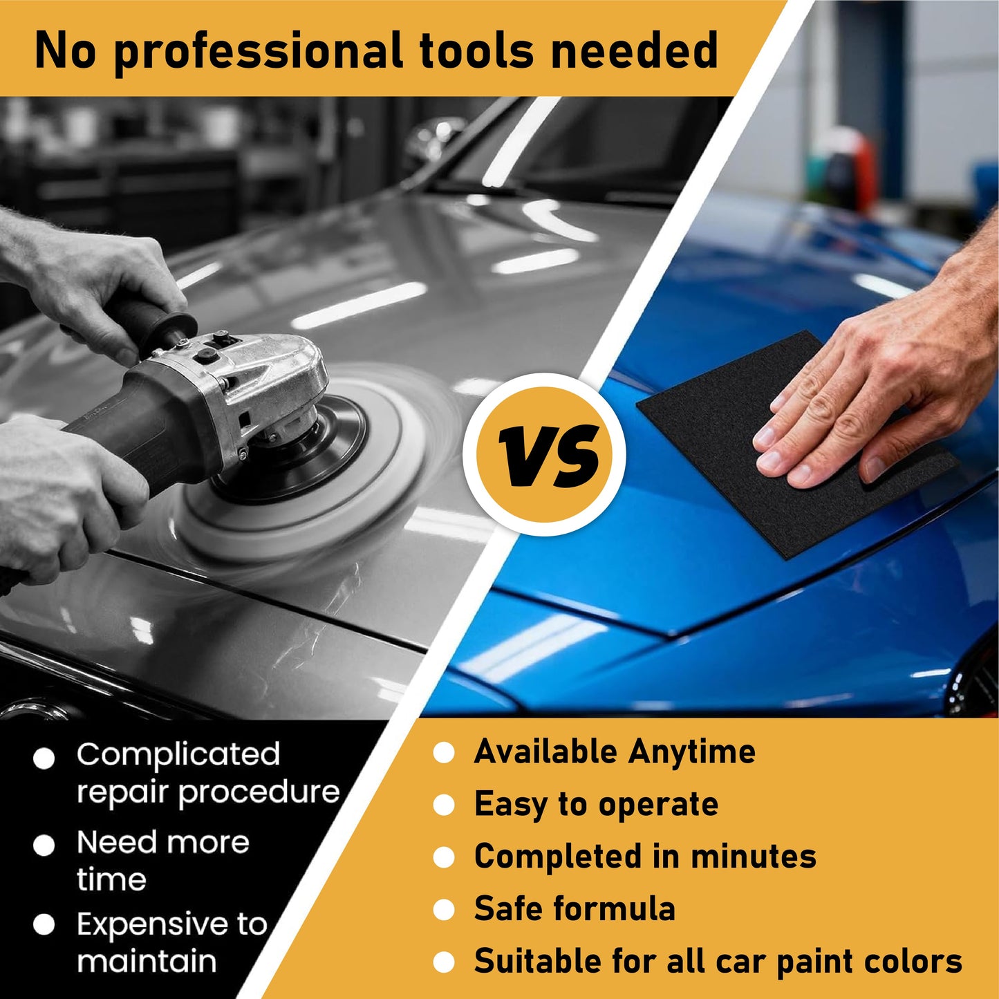 ComfortCornerUs™ ScratchAway Car Repair Paste Kit