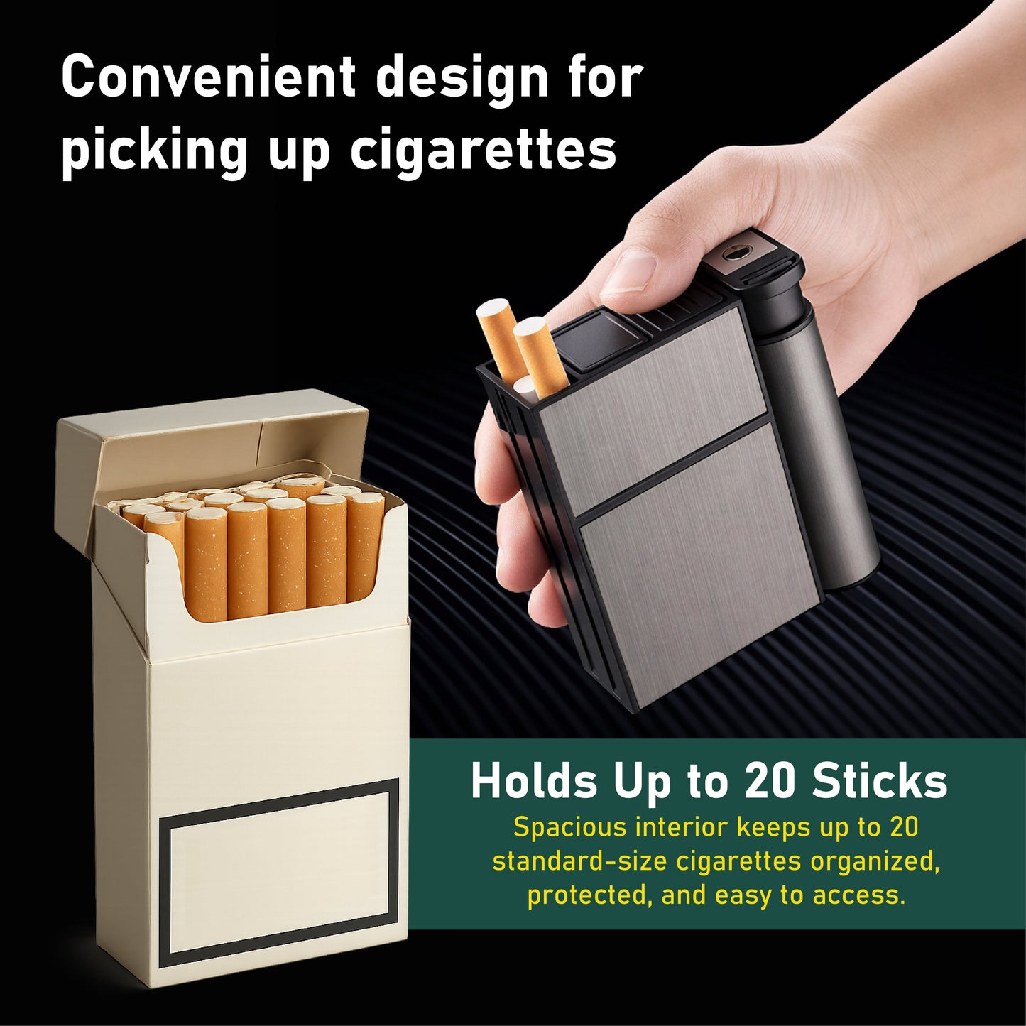 ComfortCornerUs™ SmokeMate Tight Seal Storage & Lighter Case