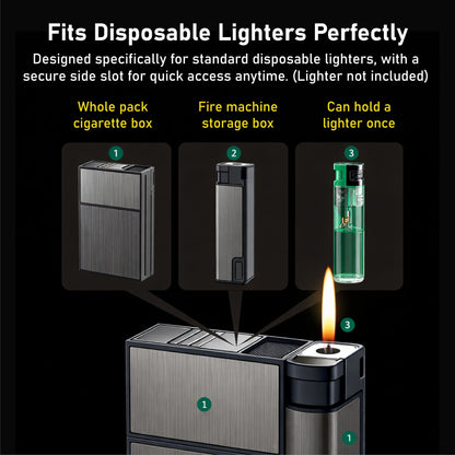 ComfortCornerUs™ SmokeMate Tight Seal Storage & Lighter Case