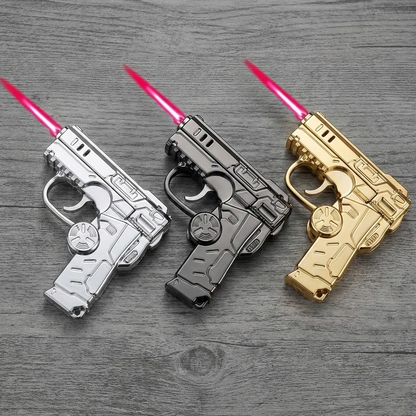ComfortCornerUs™ SpinFire RGB Folding Pistol Lighter