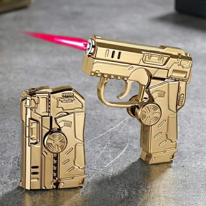 ComfortCornerUs™ SpinFire RGB Folding Pistol Lighter