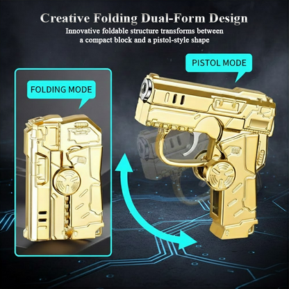 ComfortCornerUs™ SpinFire RGB Folding Pistol Lighter