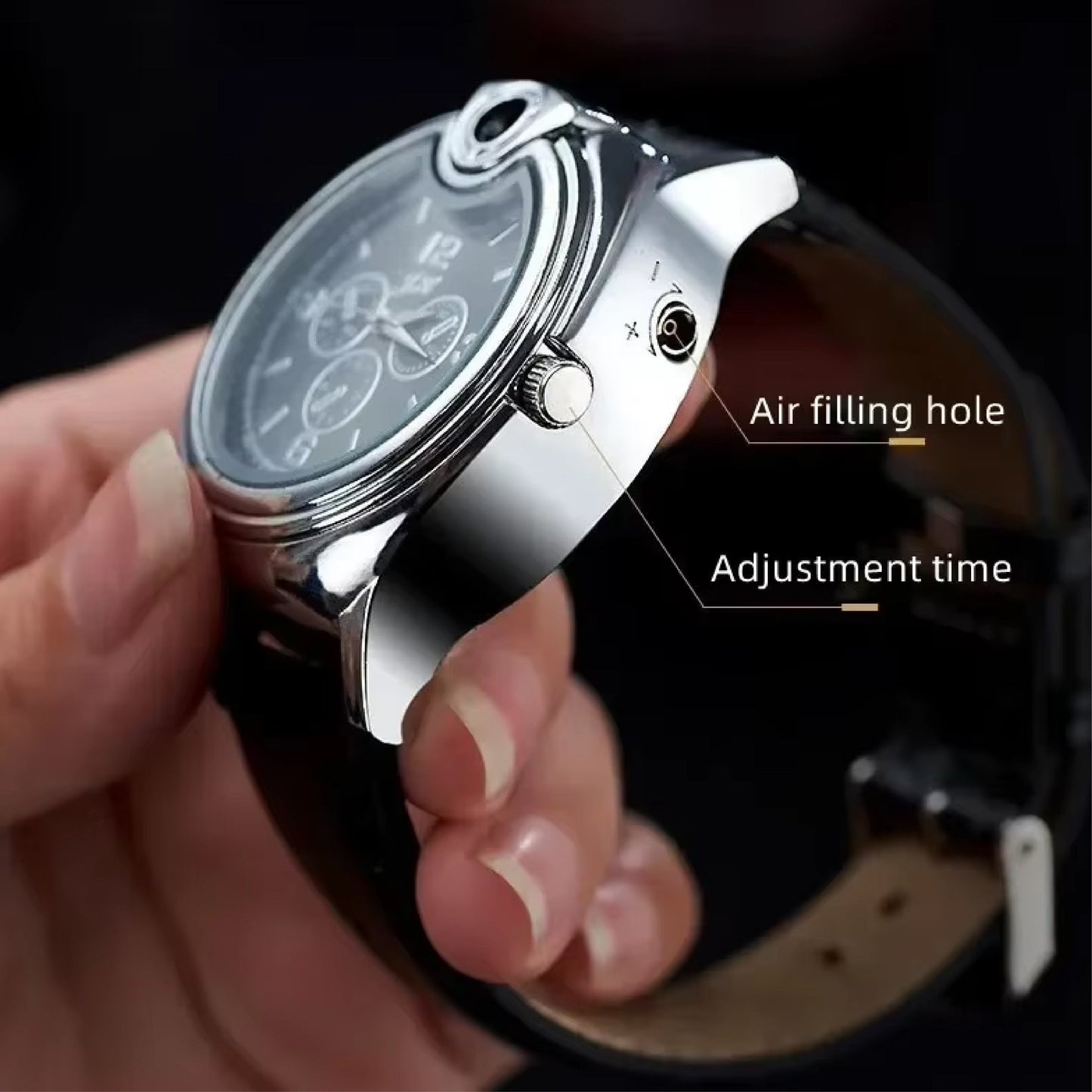 ComfortCornerUs™ TimeFlame Watch Lighter Combo