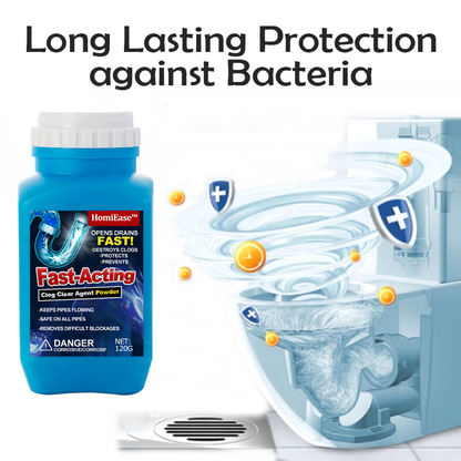 HomiEase™  Fast-Acting Clog Clear Agent Powder