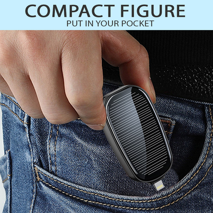 IntellLink™ Solar Powered Key Chain Phone Charger